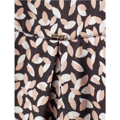 Блузка из вискозы с принтом