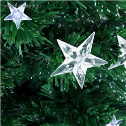 УЦЕНКА Ёлка светодиодная «Галактика» 120 см, диаметр нижнего яруса 60 см, 125 ПВХ веток, мигание, свечение белое/синие