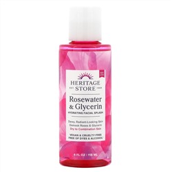Heritage Store, Rosewater & Glycerin, 4 fl oz (118 ml)