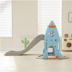 Комплект детский "Ракета" (горка и качель)
