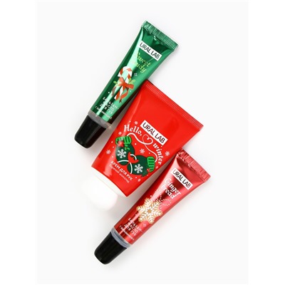 Новогодний подарочный набор косметики: крем для рук, бальзам для губ 2 шт., URAL LAB