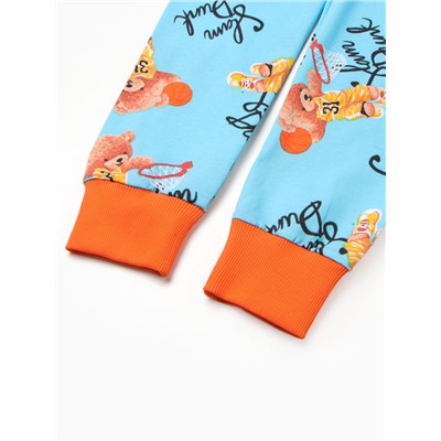 Пижама для мальчика «Мишка», голубая, рост 98 см