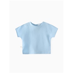 Футболка детская MINAKU, голубая, рост 164 см