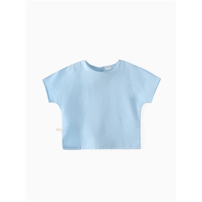 Футболка детская MINAKU, голубая, рост 164 см