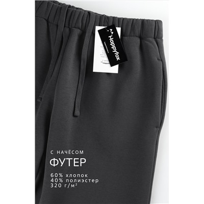 Мужские брюки из футера с начесом Happyfox