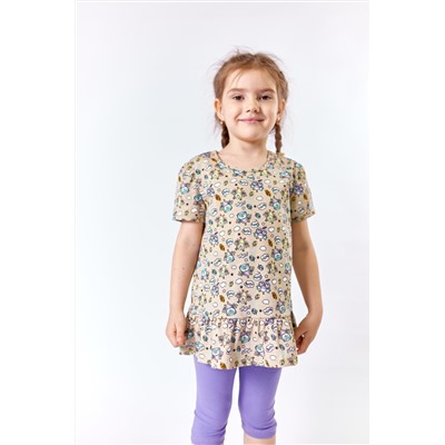 Костюм туника и велосипедки М222049б