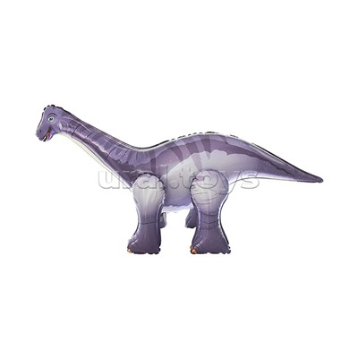 Шар 3D (47''/119 см) Фигура, Динозавр Диплодок, 1 шт. в уп.