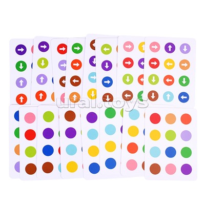 Игра развивающая "Разноцветные стрелочки"