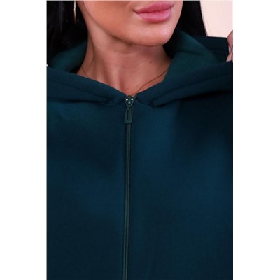 688 Костюм с начесом ZIP (Изумрудный)