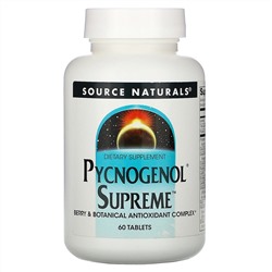 Source Naturals, Pycnogenol Supreme, 60 таблеток