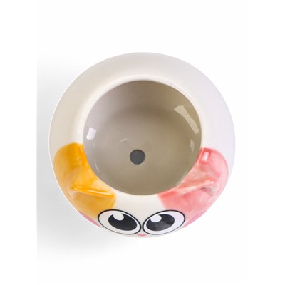 Декоративный горшок для цветов «Котёнок», 200 мл, 8.7×5.8×6 см, керамика, МИКС, Greengo