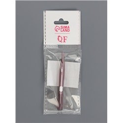 Щеточка для бровей и ресниц, 2в1, 7 см, МИКС