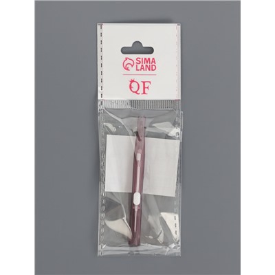 Щеточка для бровей и ресниц, 2в1, 7 см, МИКС