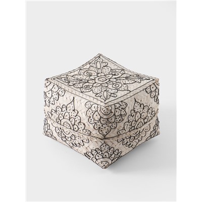 Корзинка плетёная «Бонтанг», 19×19×14 см, бамбук, светлая