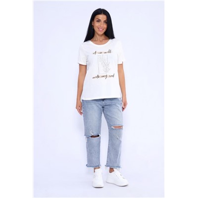 Футболка 80036 (Молочный)