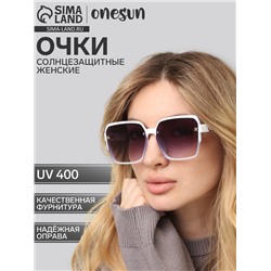 Очки солнцезащитные женские OneSun, uv 400, дужка 14.3 см, линза 6×5.3 см
