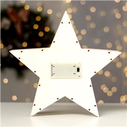 Декор с подсветкой «Звёздочка узорная», 26×5×25 см