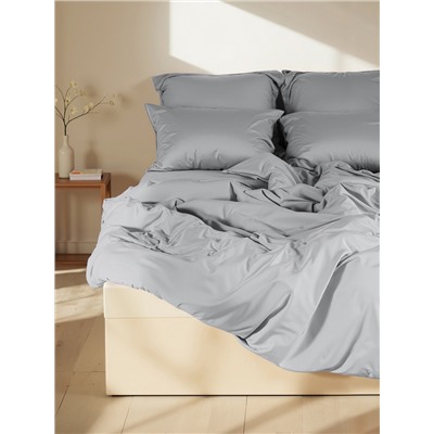 Пододеяльник 1.5-спальный SL Home, 150×220 см, светло-серый, модал