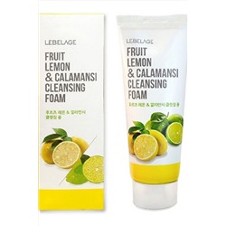 Lebelage Очищающая пенка с лимоном и экстрактом каламанси / Fruit Lemon & Calamansi Cleansing Foam, 100 мл KRISTALLER, 1108764