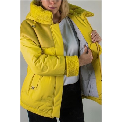 Куртка с верблюжьей шерстью арт.313 (Желтый)