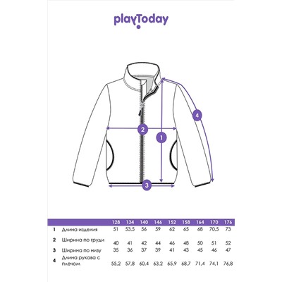 Толстовка PLAYTODAY, 1053109