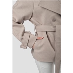 01-12223 Пальто женское демисезонное (пояс)