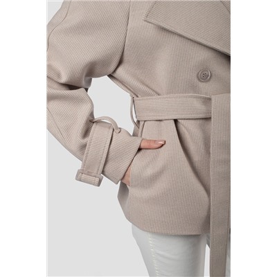 01-12223 Пальто женское демисезонное (пояс)