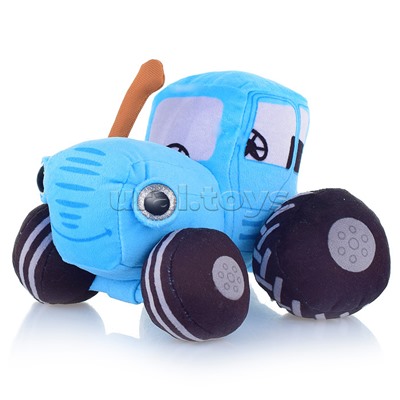 Мягкая игрушка "Синий Трактор" 20см, муз. чип,  глаза глиттер в пакете