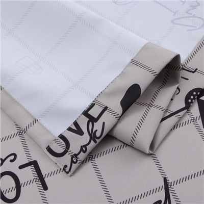 Шторы для кухни с подхватами «Этель» Homemade, 170×145 см, комплект - 2 шт.