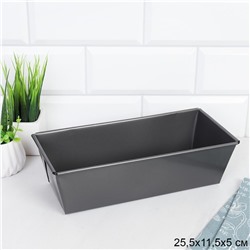 Форма для выпечки Кекса и хлеба 11,5х25,5 см/ ШТУЧНО / HT116 /уп 24/