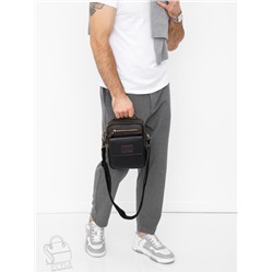 Сумка мужская кожаная 4185-1TR black Tough Ruder