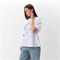 Футболка женская MIST Girl, размер 40-42 (XS), белая