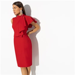 Платье-футляр со съемным воланом, Разрешите пригласить