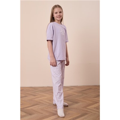 Пижама футболка и брюки М225125Псб
