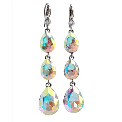 Серьги с чешскими кристаллами