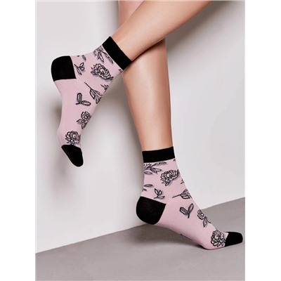 Conte elegant Носки «Flowers with shadow»