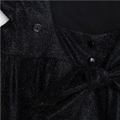 Платье нарядное для девочки KAFTAN, размер 86-92 см, чёрное