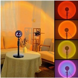 Уникальный светильник-проектор заката для уютного интерьера