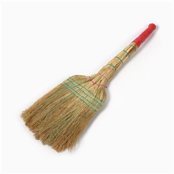 Веник для уборки Шафран «Сорго», 4-х прошивной, четырёхлучевой, ручная работа, 90-95 см