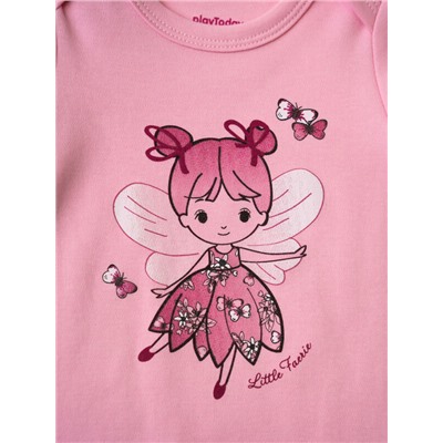 Боди детское трикотажное для девочек, 3 шт в комплекте