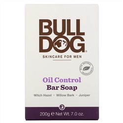 Bulldog Skincare For Men, Bar Soap, Oil Control, 7.0 oz (200 g)