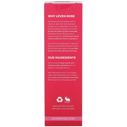 Leven Rose, 100% Organic & Natural, Witch Hazel Toner, 4 fl oz (118 ml)