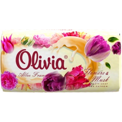 Конкорд ALVIERO Туалетное мыло Olivia Allee Francais Мальва 90 гр