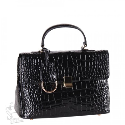 Сумка женская кожаная 9038VG black Vitelli Grassi
