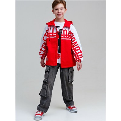 Куртка текстильная с полиуретановым покрытием для мальчиков (ветровка)