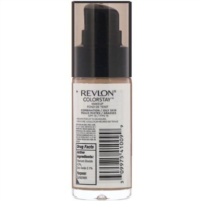 Revlon, Макияж для комбинированной и жирной кожи Colorstay, теплый золотистый оттенок 310, 30 мл