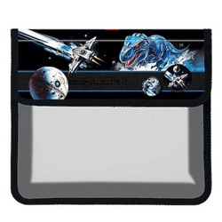 Папка для тетрадей А5 на липучке "Космический динозавр" 1 отделение (094440) 05071 Хатбер