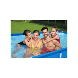 Бассейн каркасный Bestway Steel Pro 56424, 400×211×81 см, фильтр-насос, прямоугольный