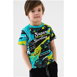 Фуфайка трикотажная для мальчиков (футболка) PLAYTODAY, 1239604