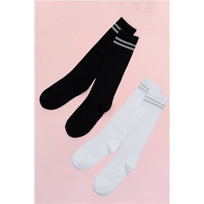 Гольфы женские Люрекс (набор 2 пары)